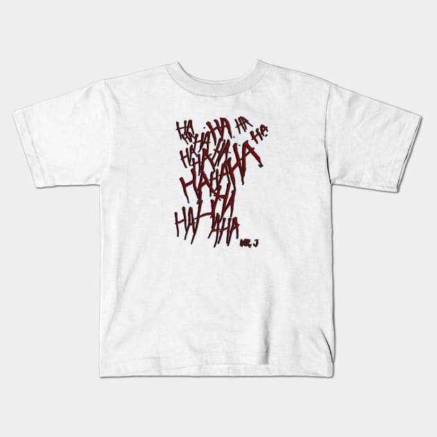 Laughter Red Design Kids T-Shirt by eXpressyUorSelf.ART